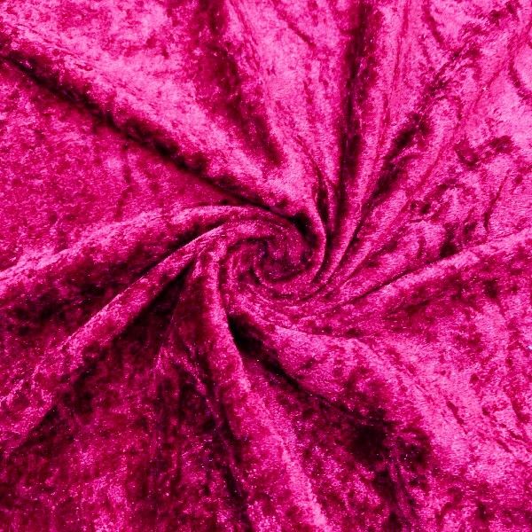 Crushed Velvet Cerise