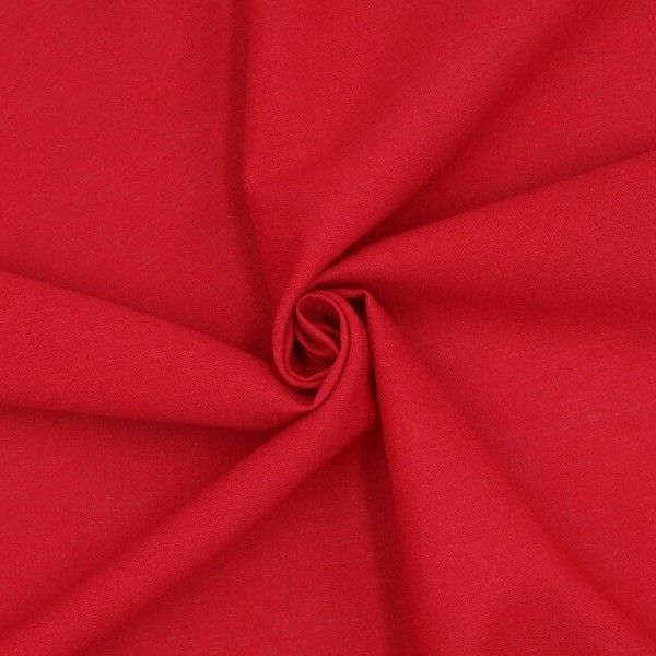 Linen Mix Red