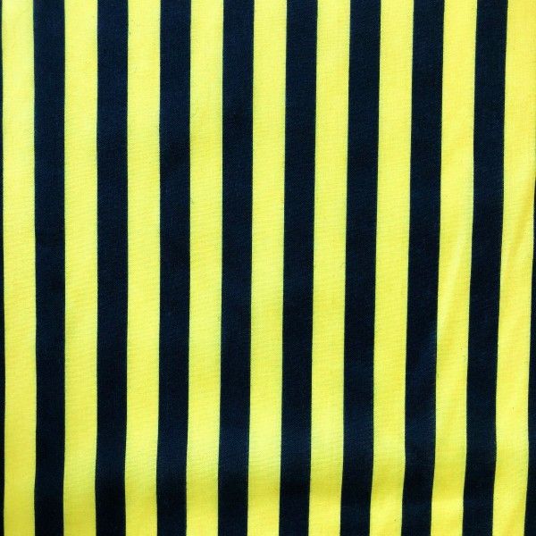 34 - Yellow/Black (Bee) Broad Stripe