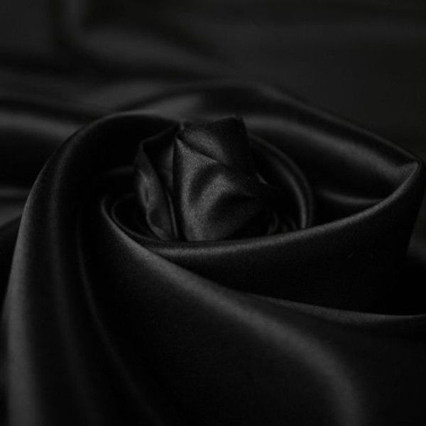 Duchess Satin Black