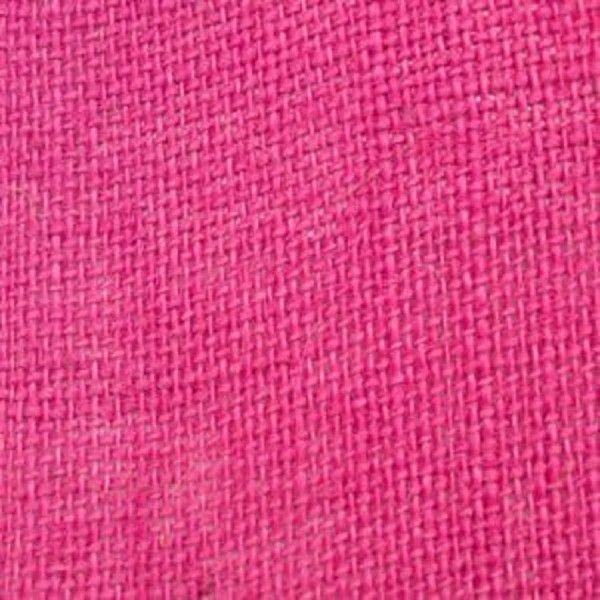 Cerise Hessian Fabric