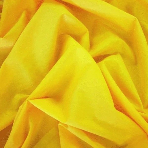 Plain Polycotton - Yellow (Flo)