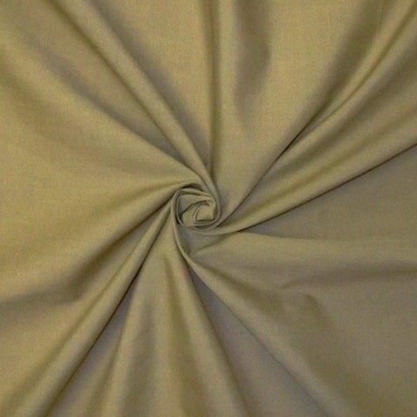 Plain Polycotton - Khaki