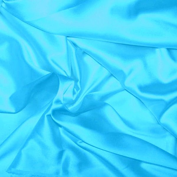 Satin (Silky Polyester) - Kingfisher