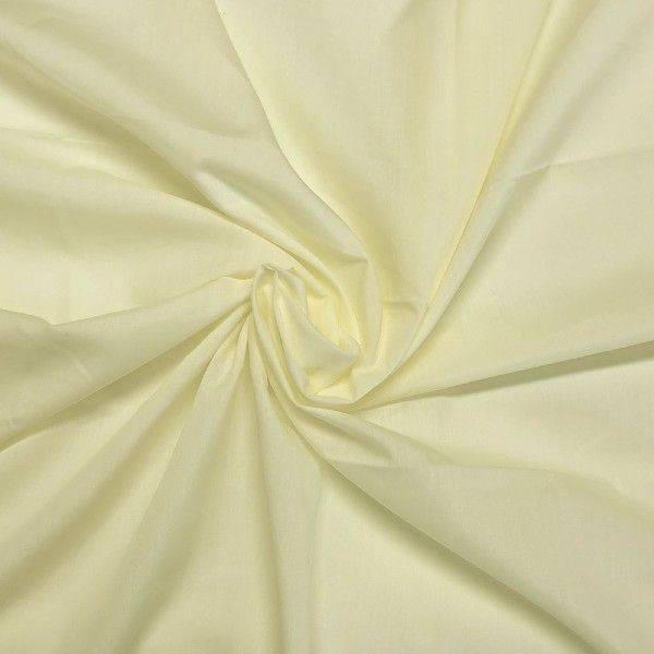 Plain Polycotton - Lemon