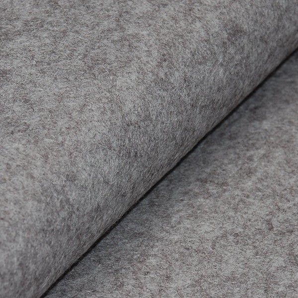 Felt 150 Cm Wide - Marl Grey