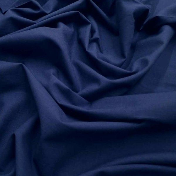 Plain Polycotton - Navy