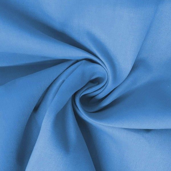 Plain Polycotton - New Blue