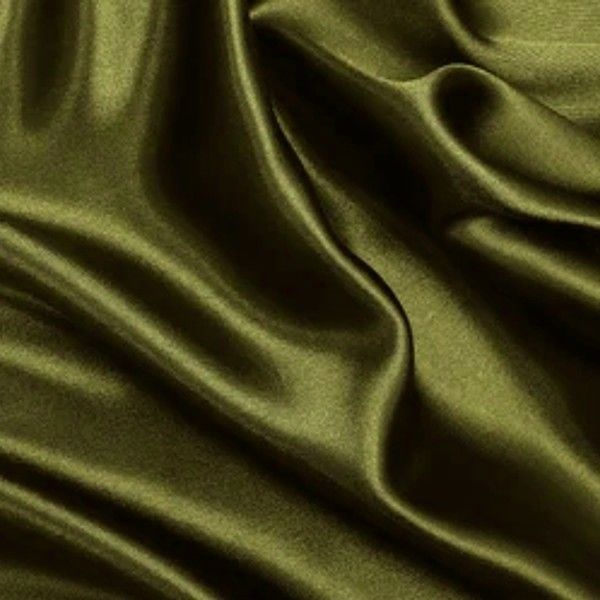 Satin (Silky Polyester) - Olive