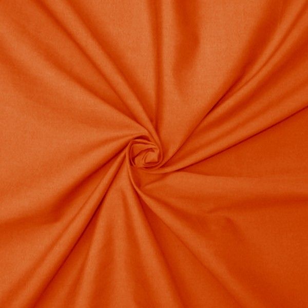 Plain Polycotton - Orange