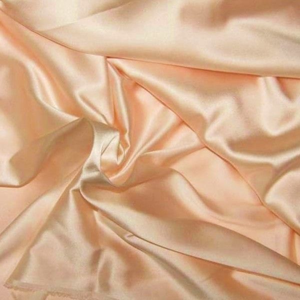 Satin (Silky Polyester) - Peach