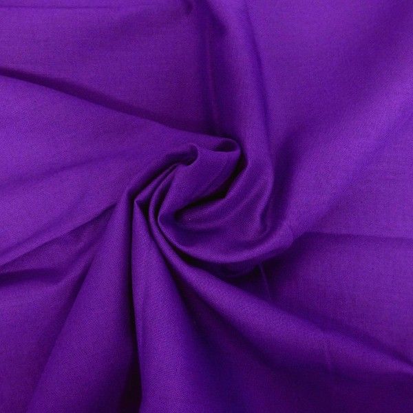 Plain Polycotton - Purple