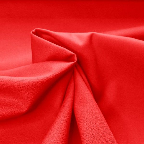 Plain Polycotton - Red