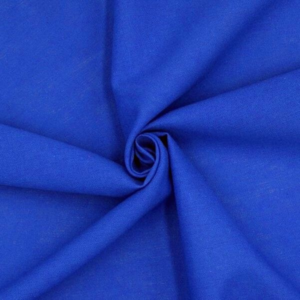 Linen Mix Royal Blue