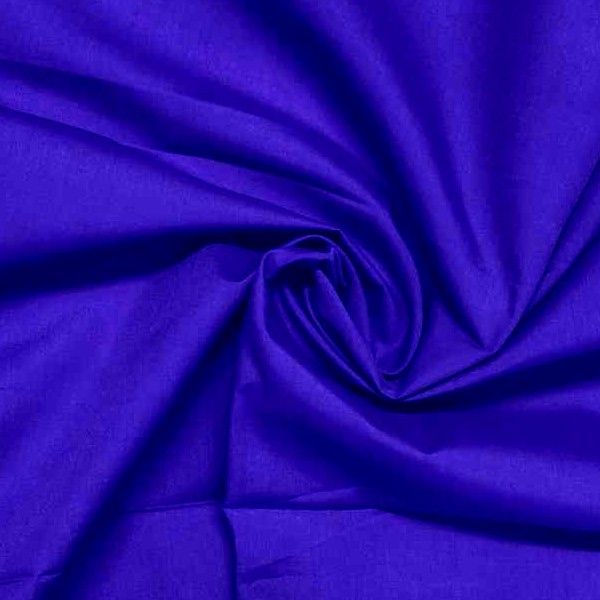 Plain Polycotton - Royal Blue