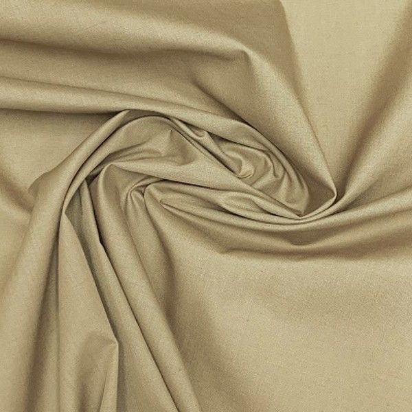 Plain Polycotton - Taupe