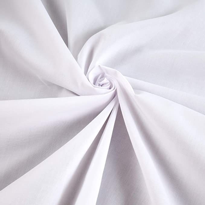 Plain Polycotton - 00 White