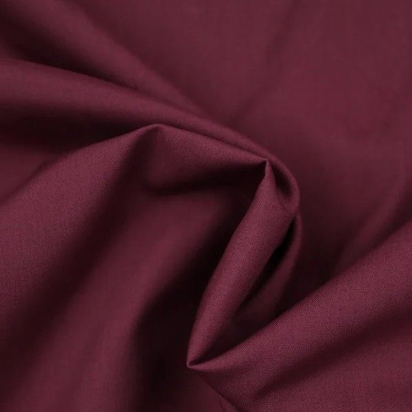 Plain Polycotton - Wine