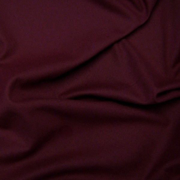 Plain Polycotton - Wine (DARK)