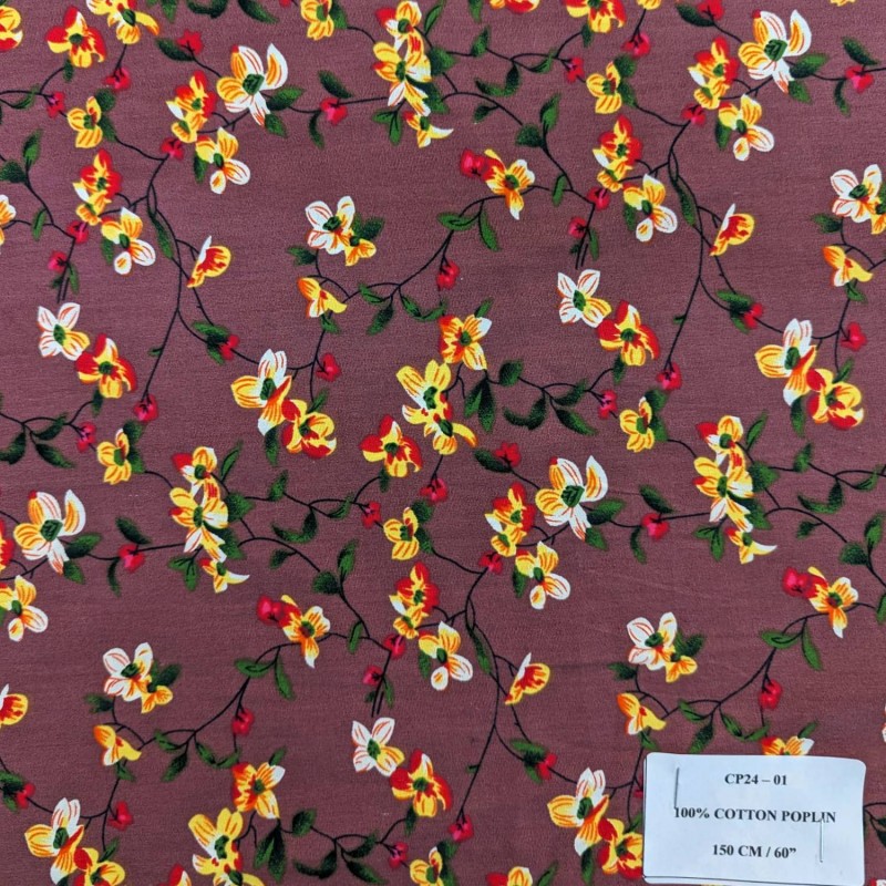 100% Cotton Poplin Prints - 60