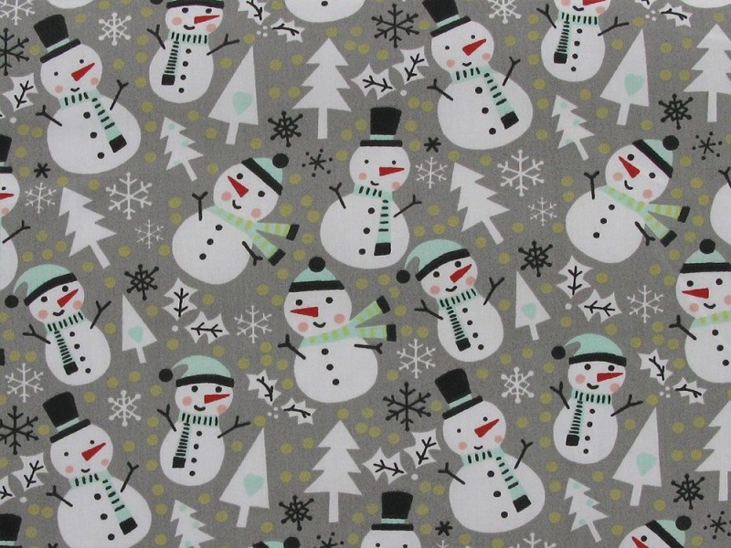 Organic 100% Cotton - Xmas Prints (25m Rolls)